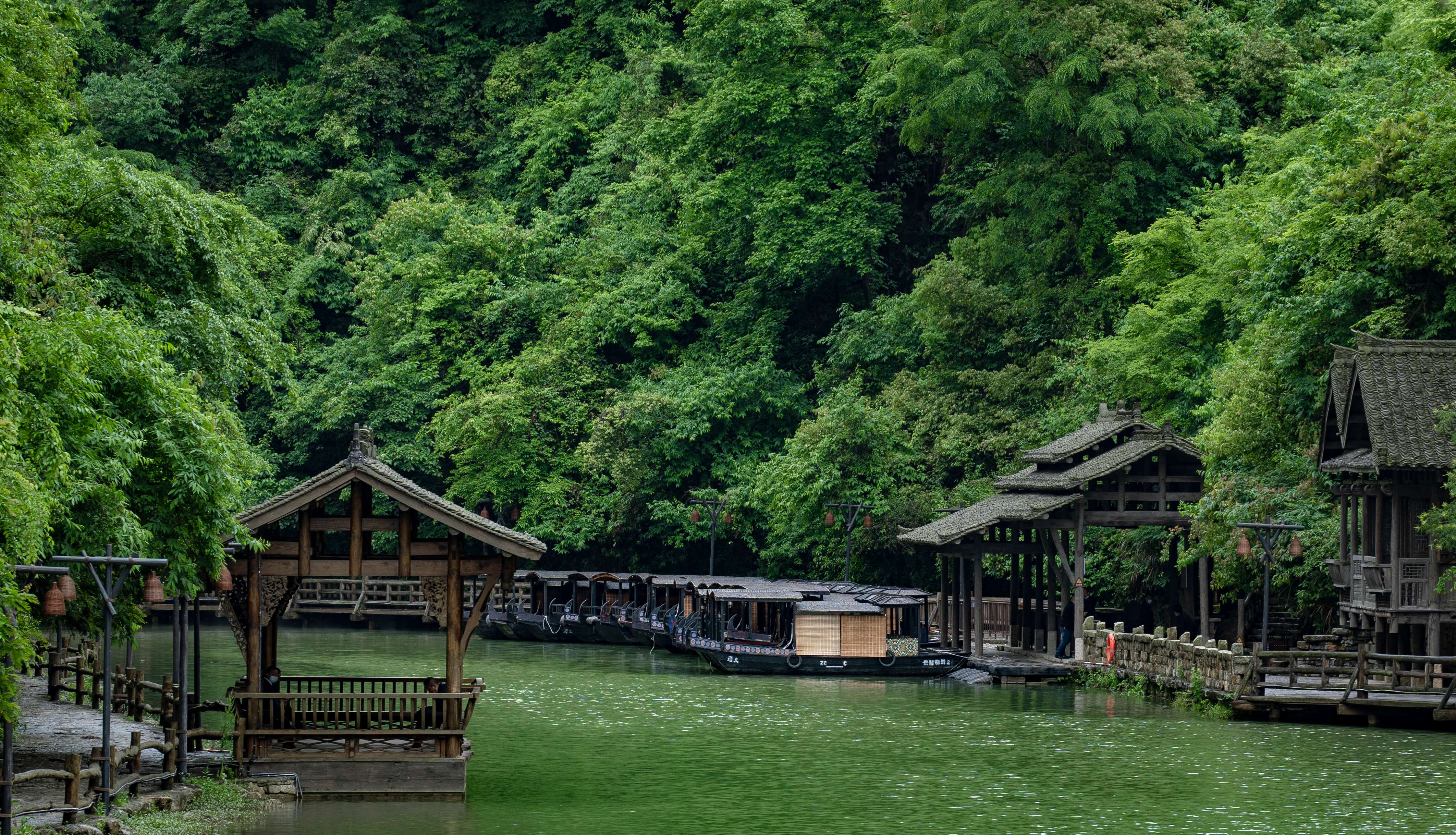 乌江寨寨门全景